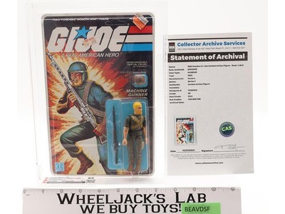 Rock 'N Roll CAS GRADED 85 85/85/85 GI Joe Series 1 11-Back 1982 Hasbro NEW