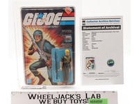 Rock 'N Roll CAS GRADED 85 85/85/85 GI Joe Series 1 11-Back 1982 Hasbro NEW