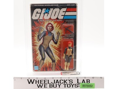 Scarlett AFA GRADED 80 80/85/85 GI Joe Series 1 11-Back 1982 Hasbro NEW SEALED