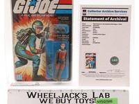 Flash CAS GRADED 75 GI Joe Series 1 11-Back 1982 Hasbro Action Figure NEW SEALED