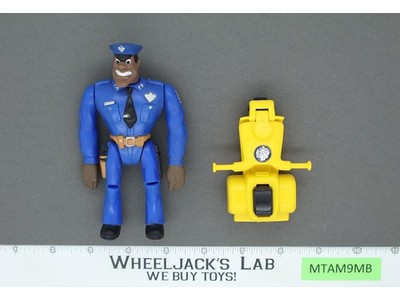 Moses Hightower Police Academy 1988 Kenner Vintage Figure Complete w/ Scooter