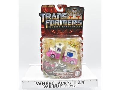 Autobot Skids &amp; Mudflap Ice Cream Truck ROTF Deluxe MOSC Transformers 2009