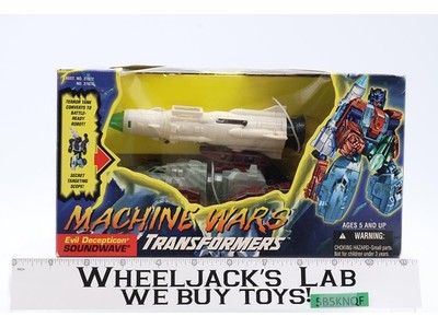 Soundwave Transformers Machine Wars 1996 Hasbro Action Figure NEW MIB