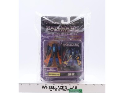 Dirge Heroes of Cybertron HOC Transformers 2001 Hasbro NEW MOSC SEALED