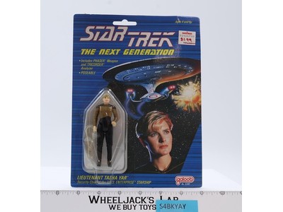 Lieutenant Tasha Yar The Next Generation Star Trek 1988 Galoob Figure NEW MOSC