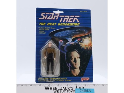 Star Trek Lieutenant Commander Data 1988 Galoob The Next Generation NEW MOSC