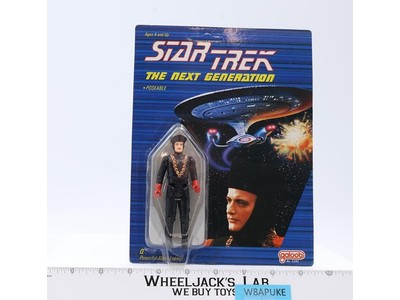 Q Star Trek The Next Generation Galoob 1988 Vintage Action Figure MOSC NEW