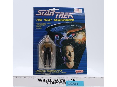 Star Trek Lieutenant Commander Data The Next Generation 1988 Galoob NEW MOSC