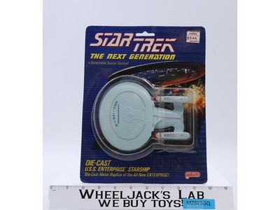 Die-Cast U.S.S. Enterprise Starship Star Trek Next Generation 1988 Galoob NEW