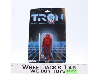 Warrior TRON 2002 20th Anniversary NECA Disney 4" Action Figure NEW Sealed