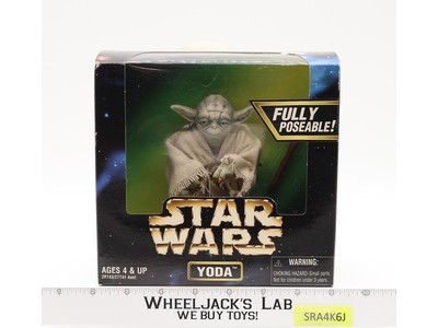 Yoda Fully Poseable Star Wars Action Collection 1997 Kenner New Sealed