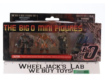 The Big O Mini Figures Set A 2003 Kotobukiya 3" Action Figures New