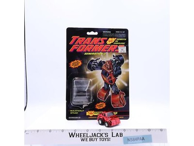 G2 Hubcap METALLIC RED Complete 1993 W/CARD & BUBBLE Transformers Vintage