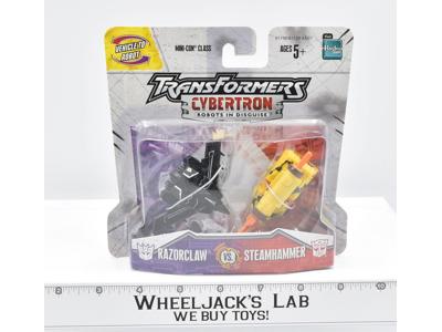 Razorclaw vs Steamhammer Mini-Con Class 2005 NEW MOSC RID Cybertron Transformers