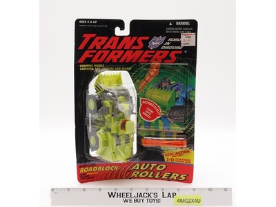 Roadblock Decepticon Auto Rollers G2 Transformers 1994 Hasbro Figure NEW SEALED