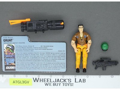 Grunt V3 1991 G.I. Joe Hasbro Vintage Action Figure