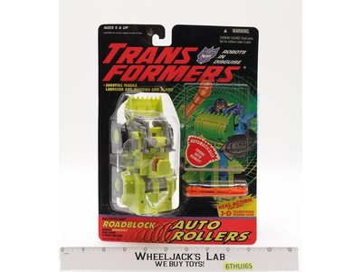 Roadblock Decepticon Auto Rollers G2 Transformers 1994 Hasbro Figure NEW SEALED