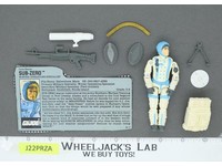 Sub-Zero V1 w/ Pack G.I. Joe 1990 Hasbro Vintage Action Figure