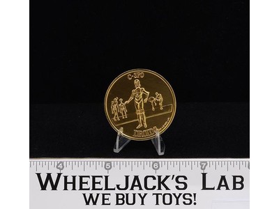 C-3PO Droids Series Collectors Coin 1985 Star Wars Kenner Vintage