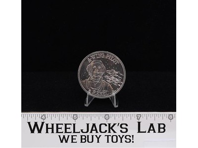 A-Wing Pilot Rebel Collectors Coin Last 17 Star Wars POTF 1984 Kenner Vintage