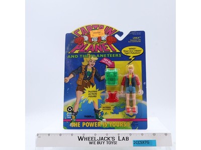 Captain Planet Linka Planeteer with Eco Commands 1991 Tiger Toys NEW MOSC SEALED