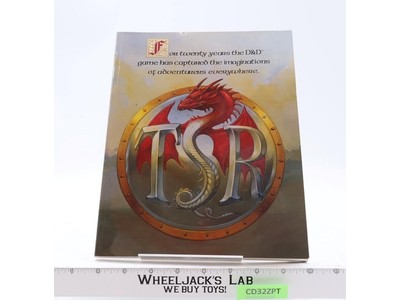 D&D Master TSR Catalog 1993 Dungeons & Dragons W/Product Release Schedule Poster