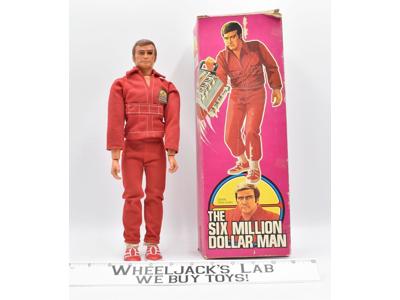 Steve Austin W Skin w/ Box Bionic Man Six Million Dollar Man 1975 Action Figure