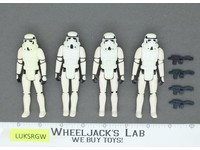 Lot of 4 Complete Star Wars Imperial Stormtroopers 1980s Kenner Vintage Figures