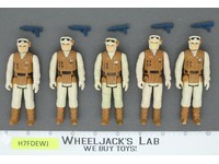 Lot of 5 Complete Hoth Rebel Soldiers Star Wars 1980 ESB Vintage Kenner Figures