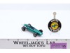 Indy Eagle Aqua w/ Button Hot Wheels 1969 Redline Mattel Vintage RL