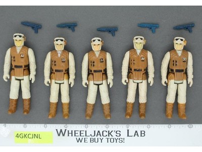 Lot of 5 Complete Hoth Rebel Soldiers Star Wars 1980 ESB Vintage Kenner Figures