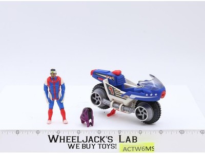 Bullet Motorcycle W/Ali Bombay 100% Complete 1987 M.A.S.K. Kenner Vintage