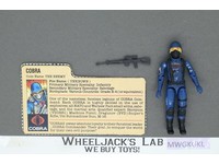 Cobra Enemy V1 Straight Arms 100% Complete GI Joe 1982 Hasbro Figure