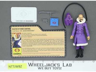 Dr. Mindbender V7 25th 100% Complete G.I. Joe 2015 Hasbro Vintage Action Figure