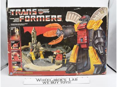 Omega Supreme Box Only 1985 Action Figure Vintage Hasbro G1 Transformers