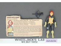 Scarlett V1 Straight Arm 100% Complete 1982 G.I. Joe Hasbro Vintage Figure
