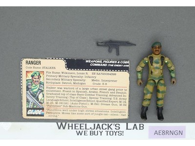 Stalker V1.5 Swivel Arm 100% Complete G.I. Joe 1983 Hasbro Vintage Action Figure