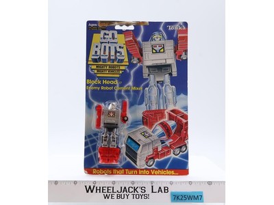 Block Head 17 Mighty Robots 1984 Tonka Gobots Vintage Figure NEW SEALED