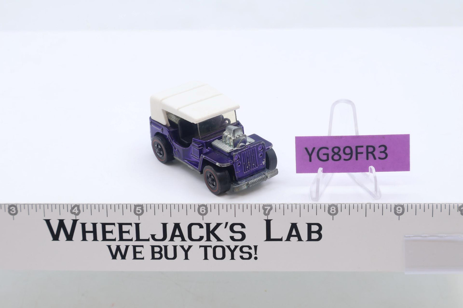 Grass Hopper Purple 1970 Redline Hot Wheels Mattel Vintage RL w/ Roof