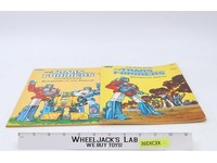Lot of 2 Transformers Coloring Books 1984 Hasbro NEW Vintage