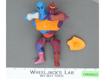 Two Bad ROUND BACK 100% Compete Masters of the Universe MOTU 1984 Mattel Vintage