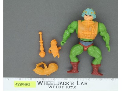 Man-At-Arms 100% Complete He-Man Masters Of The Universe MOTU 1982 Mattel Figure