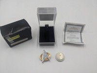 Star Trek Soundboard Communicator Pin 1992 J16144 Works