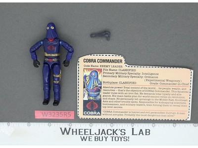 Cobra Commander V2 MAIL AWAY 100% Complete G.I. Joe 1984 Hasbro Vintage Figure
