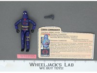 Cobra Commander V2 MAIL AWAY 100% Complete G.I. Joe 1984 Hasbro Vintage Figure