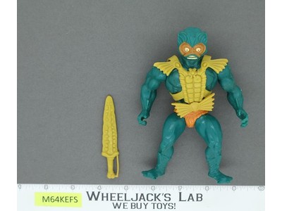 Mer-Man 100% Complete He-Man Masters of the Universe MOTU 1984 Vintage Action.