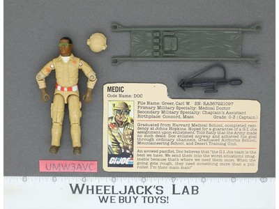 Doc V1 100% Complete G.I. Joe 1983 Hasbro Vintage Action Figure