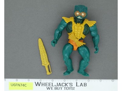 Mer-Man 100% Complete He-Man Masters of the Universe MOTU 1982 Mattel Vintage