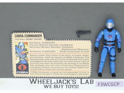 Cobra Commander V1.5 100% Complete 1983 G.I. Joe Hasbro Vintage Action Figure