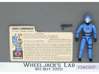 Cobra Commander V1.5 100% Complete 1983 G.I. Joe Hasbro Vintage Action Figure